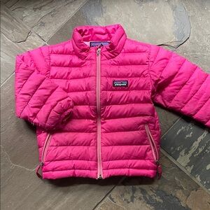 Patagonia Kids Vibrant Pink Quilted Jacket